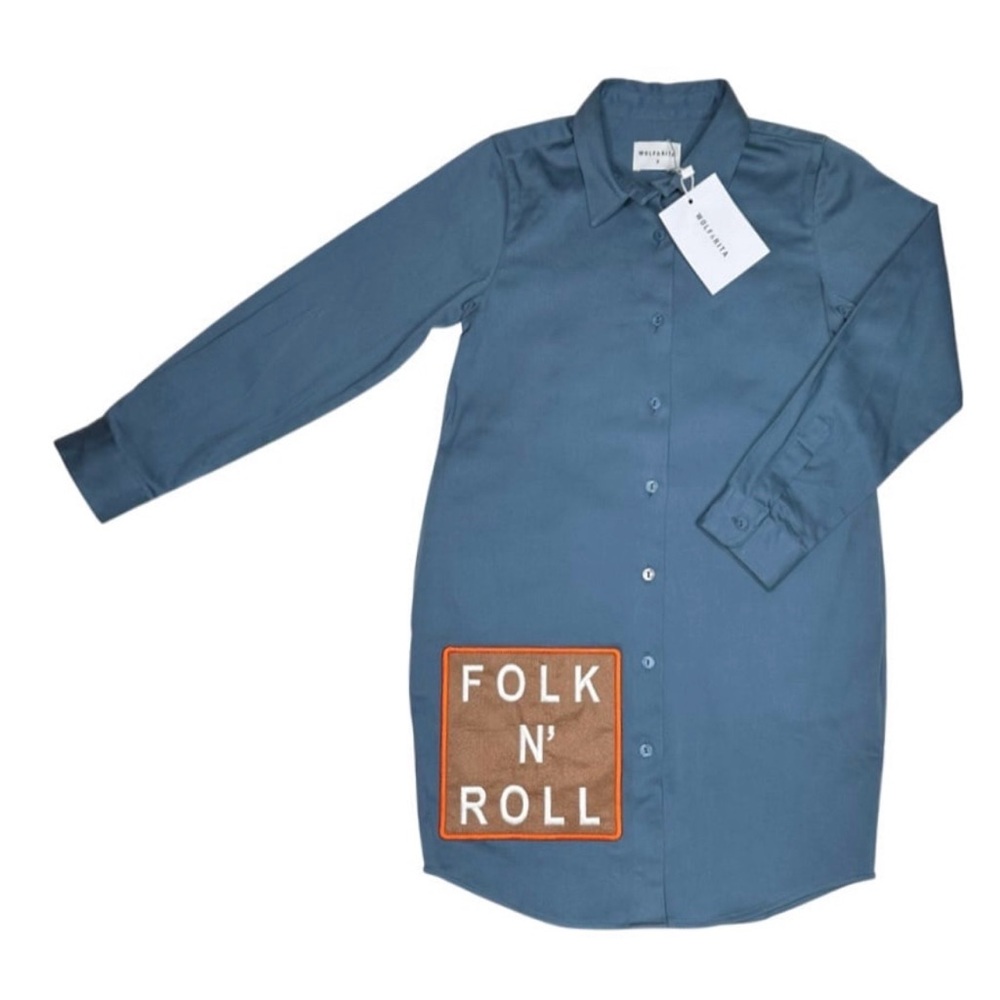 Wolf & Rita Roberta Folk N’ Roll Shirt Dress
